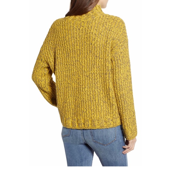Cozy Nordstrom’s Yellow Bamboo Sweater - Picture 2 of 2